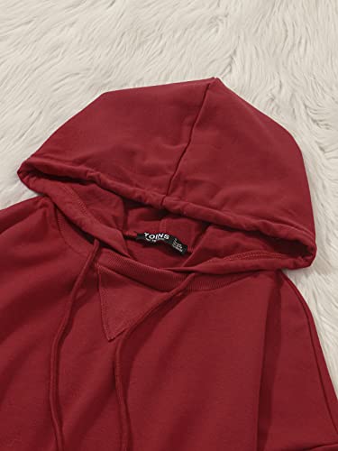 YOINS Pulloverkleid, Rot - 3